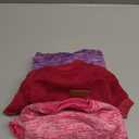 3 Pack Dog Sweaters for Small Dogs Girl Boy Winter Fleece Clothes Warm Soft Dog Sweatshirt Outfit for Dogs Cats Pet Apparel (M (Back: 13.7",Chest: 17.7", 10-14Ibs), red+purple+Pink)