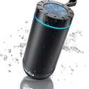 comiso Bluetooth Speaker, IP65 Waterproof Portable Speaker with 360° HD Stereo Sound, Punchy Bass, TWS Pairing, 24H Playtime, Wireless Speakers for Home/Outdoor/Camping/Beach, Gifts for Unisex