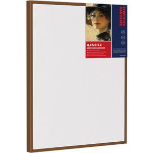 Framed Canvas Blank 16x20 - DIY Painting Art with Sturdy Wooden Frame, Modern Empty Canvas for Paint-Your-Own Art Ready to Hang Wall Decor