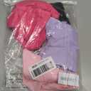 Vinsatin 4 Pack Girls' Athletic Yoga Biker Shorts, 4-Color, 7-8 Years
