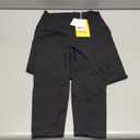 Colorfulkoala Dreamlux No Front Seam Leggings for Women 25" Inseam, High Waisted Buttery Soft Yoga Pants (Small, Black)