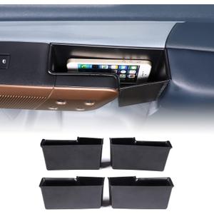 Car Front and Rear Door Storage Box Compatible with Ford Maverick 2022-2025 Car Door Storage Box Glove Organizer Tray Door Organizer Handle Pocket Tray Insert Glove Pallet Tray Interior Accessories