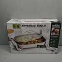 GreenPan Advanced 12 X 15 Electric Skillet with Lid, 7QT Capacity for Family Meals, Healthy Ceramic Nonstick PFAS-Free Coating, Fry, Saut, Steam, Simmer, Sear, Stir Fry, Dishwasher Safe, Clay