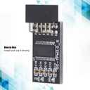 TPM 2.0 Module for GIGABYTE Motherboards 12Pin LPC tpm2.0 V Remote Card Encryption Security Module
