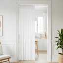 White Spring Tension Curtain Rods 30 to 63 Inch Adjustable Expandable Spring Loaded Curtain Rods No Drilling Suitable for Small Short Tension Rods 33-59 Inch Doors, Windows, Closet