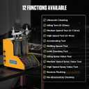 AUTOOL Ultrasonic Fuel Injector Cleaner Tester Support Petrol Motorcycle Automotive Fuel Cleaning (EXP 03/11/27)