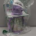 Munchkin Cool Cat Sippy Cup with Straw for Toddlers, Stainless Steel Straw Cup, 8 Ounce, Purple