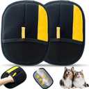 Electrostatic Pet Hair Remover Glove,Magic Brush Pet Hair,Sniffy Universe Dog Brush,Pet Hair Removal Gloves for Pet Hair,Reusable Cat & Dog Hair Remover for Carpet, Curtain(2pcs)