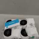 LaView Security Cameras 4pcs, Home Security Camera Indoor 1080P, Wi-Fi Cameras Wired for Pet, Motion Detection, Two-Way Audio, Night Vision, Phone App, Works with Alexa, iOS & Android & Web Access (1080P 2.4GHz 4 Pack, White)