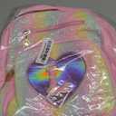 I IHAYNER Kids Glitter Initial Backpack Mini Backpack for Girls Lightweight Toddler Preschool Backpack Girls Personalized Trendy Stuff Gifts Pink L