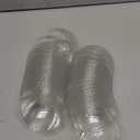 LIDS ONLY: Dome-Shaped Lids, 50 Transparent Plastic Lids For 5 Ounce Coppetta To Go Cups - Cups Sold Separately, Disposable, Clear Plastic Dessert Cups Lids, For Dessert Takeaways- Restaurantware