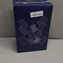 WIBIMEN Large Ice Cube Molds, Big Round Whiskey Ice Cube Trays for Freezer, Easy to Fill & Release, Whiskey Bourbon Cocktail(2.5In*8 Balls- Blue/2 Pack)