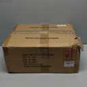 12 Pack Shoe Boxes Organizer, Magnetic Door Shoe Storage Boxes, Clear Sneaker Storage Box for Women/Men, Fit up to US Size 12 (Black)