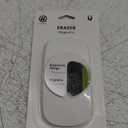 U Brands Magnetic Dry Erase Board Felt Eraser, 4.5"x2.25"x1", 2-tone White and Green, Lightweight Modern Design