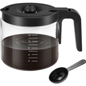 Coffee Maker 12-Cup Glass Coffee Pot Replacement Keurig K-Duo 5100 Single Serve K-Cup Pod & Carafe Coffee Maker (NOT Fit Other Keurig K-Duo Carafe Replacement)