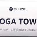 Eunzel Hot Yoga Towel Non Slip Yoga Mat Towel Non-Slip Sweat Absorbent Microfiber Towel for Hot Yoga, Pilates and Workout 72" x 26.5", Purple
