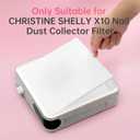X10 Nail Dust Collector Replacement Filter, 3PCS Reusable Dust Filter Only for CHRISTINE SHELLY X10 Nail Dust Vacuum Fan Collector Extractor