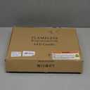 Amagic Magic Pure White Flameless Candles, Battery Operated Candles, Acrylic Flickering LED Pillar Candles with Remote Control and Timer, 3D Wick, Yellow and Blue Glow, D2.2 xH5.5 6.5" 7.5", Set of 9