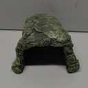 Reptile Rock Hide Cave, Aquarium Habitat Decor Rock Lizard Hideaway Tortoise Hideout for Snakes, Turtles, Amphibians, Fish