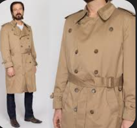 London Fog British Khaki Trenchcoat M