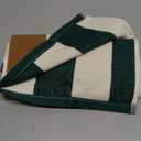 Coucke French Khaki and Pink Beach Cotton Terry Square, 20 x 20 Inches, 100% Cotton