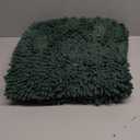 Hearth & Harbor Bathroom Rugs, Chenille Bath Mat - Machine Washable Bath Mats for Bathroom Non-Slip Backing Rubber, Quick Dry Mat - Hunter Green Bath Rug, 17x24-26x44-20x24