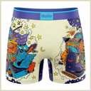 Knobby Mens Boxer Briefs - 4.5" Inseam, Moisture Wicking, Odor Control, Breathable, Tagless, Designer Underwear for Men (XL)