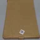 Gold Rectangle Trays, 12x8 inch Stainless Steel Metal Gold Plate Serving Tray Rectangle Decorative Cosmetic Jewelry Display Tray for Living Room, Vanity, Bathroom (11.9" x 8" x 0.6")