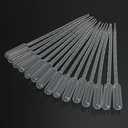 Clear White Plastic Liquid Dropper Pasteur Disposable Graduated Transfer Pipettes Pipetting 10ML(100 Pack)