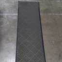 GORILLA GRIP 100% Waterproof All-Season WeatherMax Doormat, 72x24 Runner, Durable Natural Rubber, Stain and Fade Resistant, Low Profile, Indoor Outdoor Door Mats, Easy Clean Entry Mat, Gray Diamond