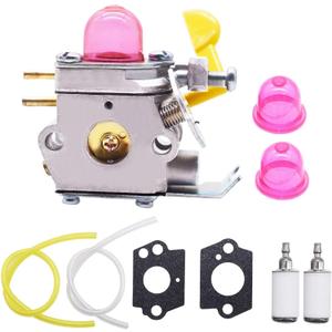 Carburetor Replacement for Poulan Featherlite Weed Eater SST25 FL20 FL20C FL23 FL25 FL26 FL26C FX26 P1500 P2500 P3500 String Trimmer for Zama C1U-W18 530071822