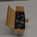 250pcs #10 x 1-1/2" Black Hex Head Self-Drilling Metal Roofing Screws, EPDM Washer, Colored Head, Sheet Metal Roof Screw with Hex Driver Bit