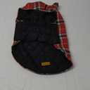 Kuoser Waterproof Dog Coat, Reversible Dog Jacket for Large Dogs, Adjustable Durable Doggie Winter Coat for Groowing Puppies Warm Puppy Cold Weather Apparel, Bright Red L (Large (Pack of 1))