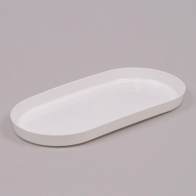OVAL Candle Tray white 
