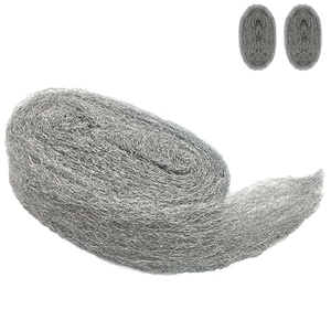 Steel Wool Fill Fabric DIY Kit, Steel Wool for Mice Control Away from Holes/Siding/Pipeline/Vents in House, Hardware Cloth Coarse Wire Wool Hardware Cloth, 2 Pack 10FT