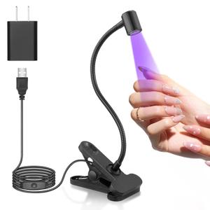 Beetles UV Nail Lamp for Gel Nails Mini LED Light with Clamp for Manicure Dryer Curing Lamp Salon DIY at Home