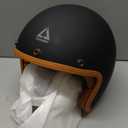 TRIANGLE 3/4 Motorcycle Helmet,Retro Open Face Adults Helmets with Visor,Half Face Moped Helmet for Men & Women,DOT Approved Helmets for Cruiser Scooter(XL)