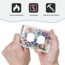 Decorative Art Light Switch Covers Macaron Hues Flowers 1 Gang Single Duplex Outlet Wall Plate Switchplate Electrical Faceplate for Home Decor