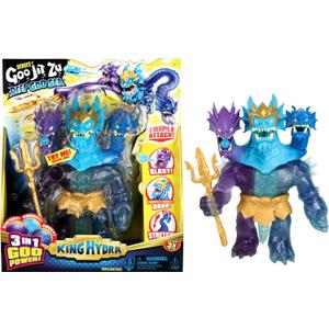 Heroes of Goo Jit Zu Deep Goo Sea King Hydra Figure with Triple Attack 3 in 1 Goo Power. Plus Light and Sound Battle Action!