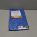 Blue Plastic Table Cloth - 4 Pack 84" Round Disposable Tablecloths for Round Tables, Table Cover for Holiday Parties & Gatherings