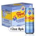 Topo Chico Sabores Blueberry with Hibiscus Extract 12oz 8p. BBD 03/02/2026