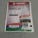 PROWEE White Christmas Tree Bag 7ft9ft, Semi-Translucent Tear-Resistant Christmas Tree Cover for Upright Storage, Moving & Disposal