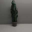 Artificial Snake Plant 25Inch Fake Sansevieria Faux Silk Potted Plant Artificial Mother in Law Tongue Plant for Indoor Outdoor Home Office Garden Decor Green