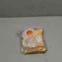 Soulchen 4 Pcs Fake Prop Food with Fake Bread and Fried Egg Realistic Artificial Simulation Toast Faux Egg Model for Home Kitchen Cabinet Shops Display Photography Sample Prank Prop