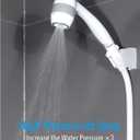 High Pressure RV Shower Head with Hose and On Off Switch, 3 Flow Rate for Saving Water, White