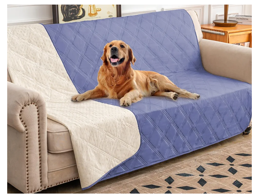 Ameritex Waterproof Dog Bed Cover Pet Blanket with Anti-Slip Back for Furniture Bed Couch Sofa