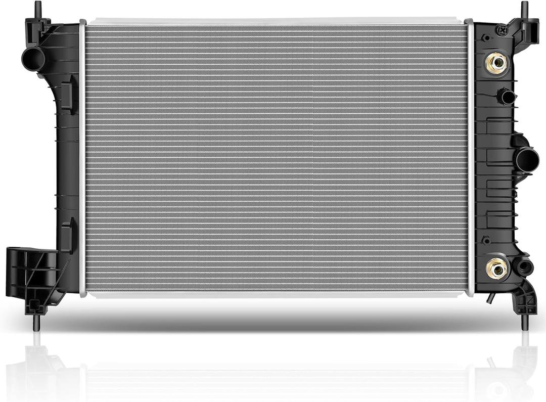 SCITOO Car Radiator Assembly Compatible with Chevrolet for Chevy Sonic 2012 2013 2014 2015 2016 2017 2018, L4 1.8L, Replace# GM3010546 (Medium)