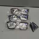 miyya Stylish Reading Glasses for Women, Cheaters Eyeglasses, Oversized Blue Light Readers, Fashion Eye Glasses (Black + Tortoise + Gray Leopard)