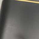 Yatmung Bathroom Trash Can Automatic Touchless Modern Smart Trash Bin - Narrow Waste Basket for Bedroom, Laundry Room, Office, Plastic - Motion Sensor Garbage Can with Lid - Black with Gold Edge