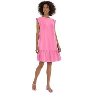 Maggy London Women's Boatneck Tent Dress with Sleeve Bands, Size 2